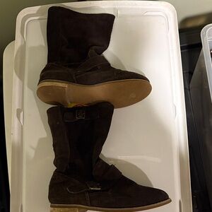 Women's Brown Suede Boots